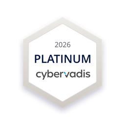 CyberVadis Platinum 2026 medal