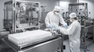 [AI generated image] Custom erp usage in pharmaceutical manufacturing